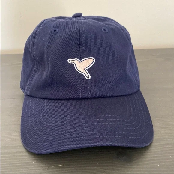 Birddogs Adult Free The Bird Baseball Hat One Size Adjustable Navy Cotton - Picture 3 of 13